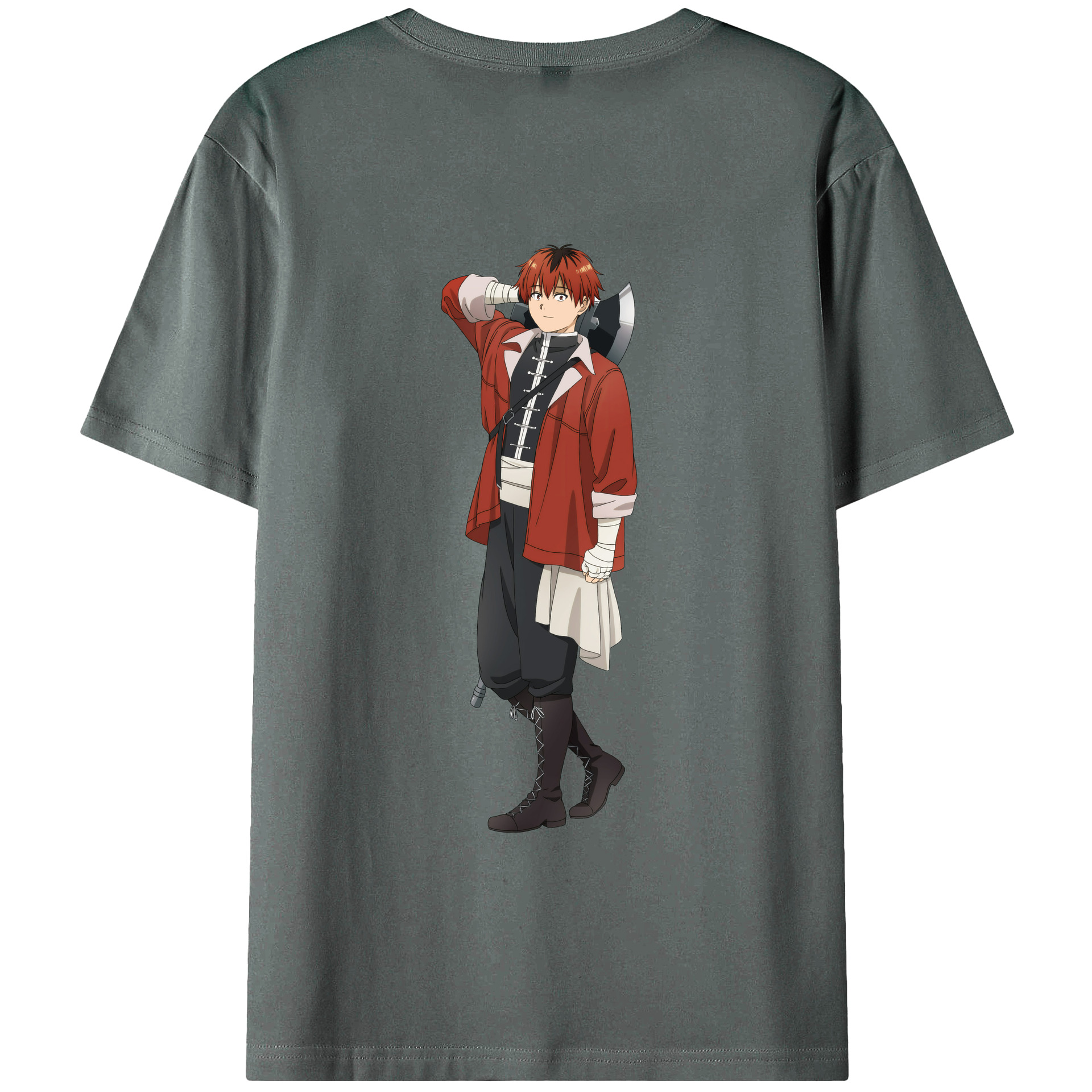 （画像用） 葬送のフリーレン Frieren 綿100％半袖Tシャツ（背面プリント）